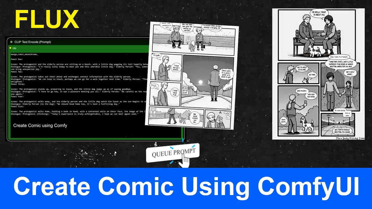 ComfyUI Flux: Step-by-Step Guide to Creating a Comic with ComfyUI #comfyui#comfy