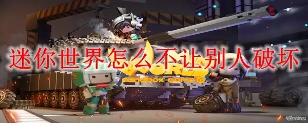 迷你世界如何不让别人破坏
