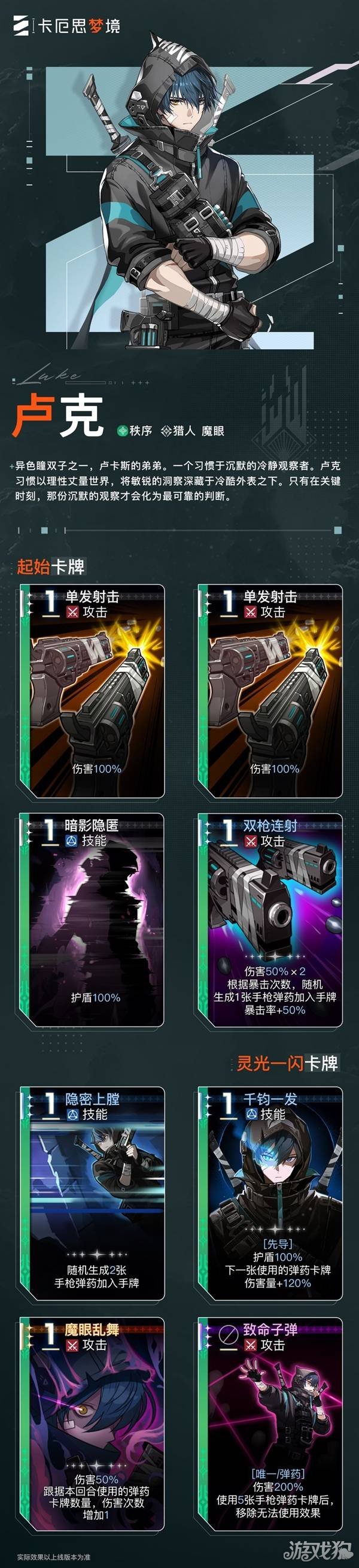 卡厄思梦境卢克卡牌技能介绍 卢克如何样