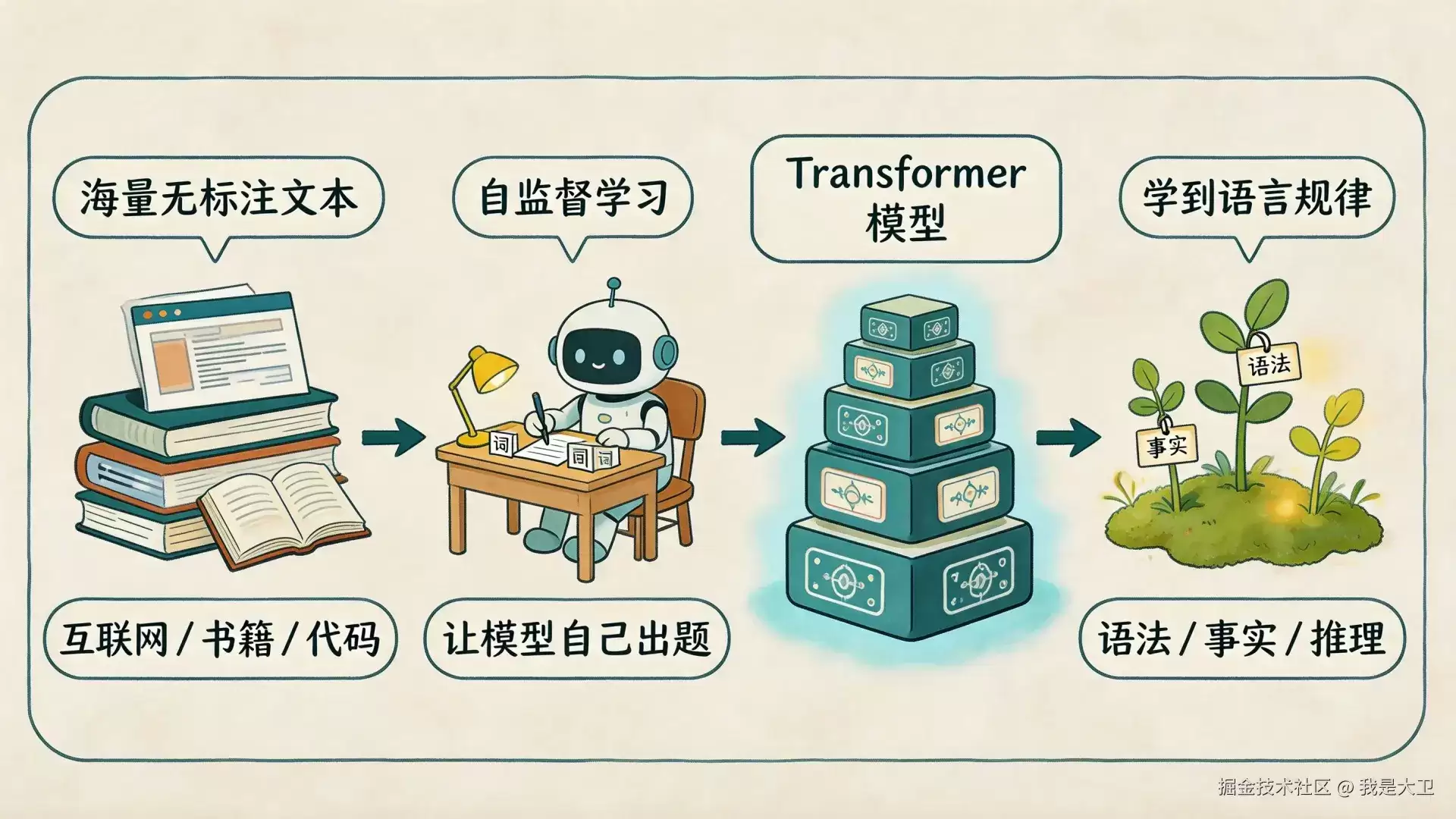 大模型到底是怎么学会说话的?一文看懂预训练