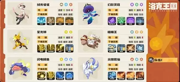 《洛克王国世界》PVP上分平衡队搭配推荐