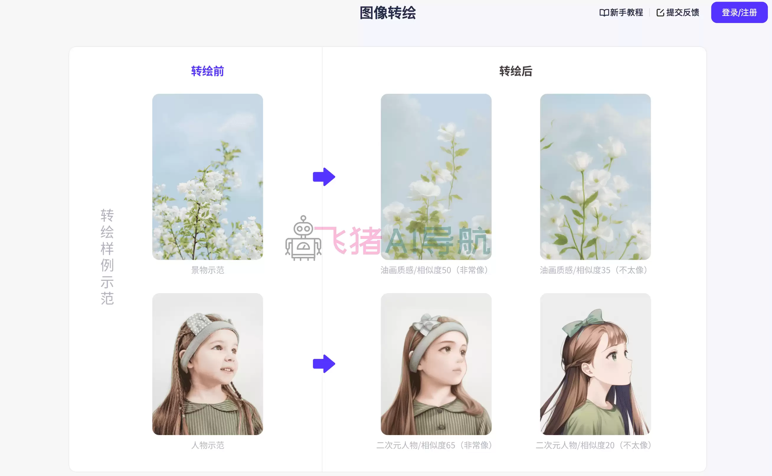 transpic ai-transpic ai,AI人工智能绘图工具,图像转绘,照片转绘画在线工具