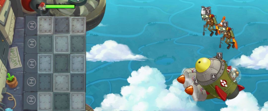 《植物大战僵尸2》第九世界：天空之城难关实用技巧