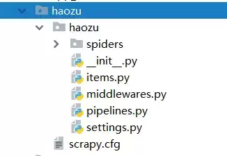 python scrapy框架爬取haozu 数据