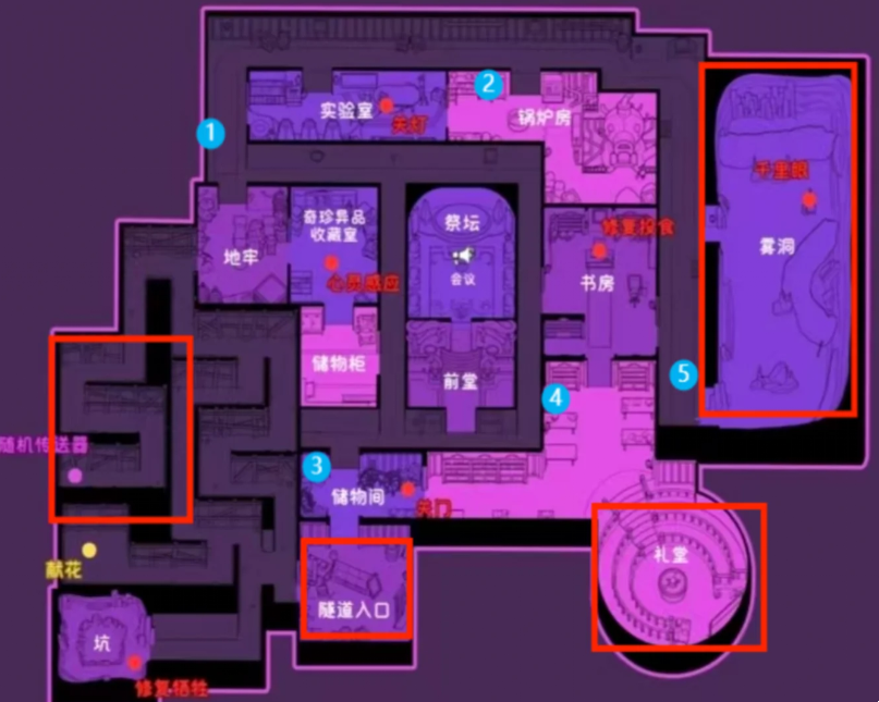 鹅鸭杀手游布谷鸟全地图藏蛋踩蛋的位置地点图