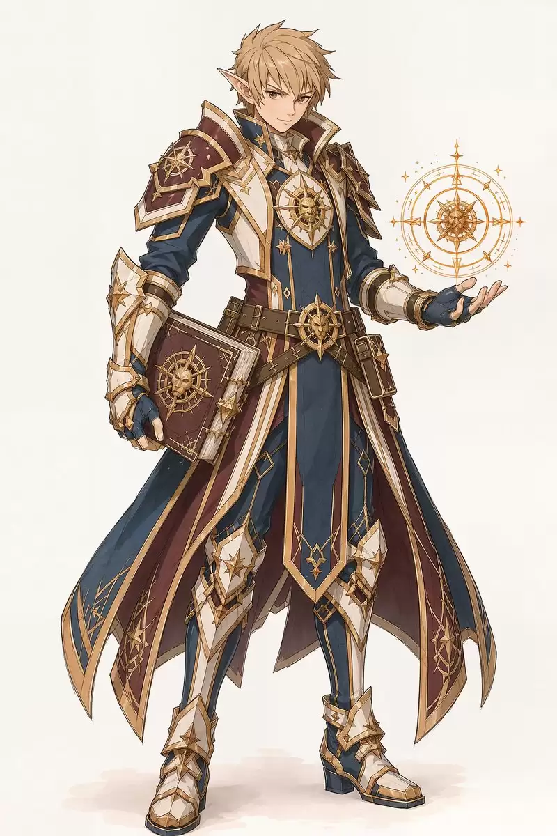 精灵魔剑士角色设计