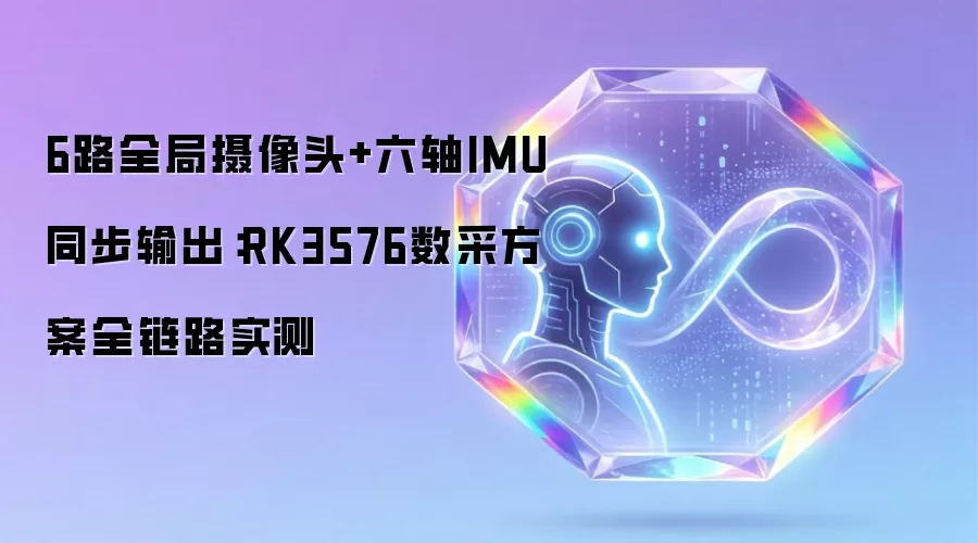 6路全局摄像头+六轴IMU同步输出:RK3576数采方案全链路实测
