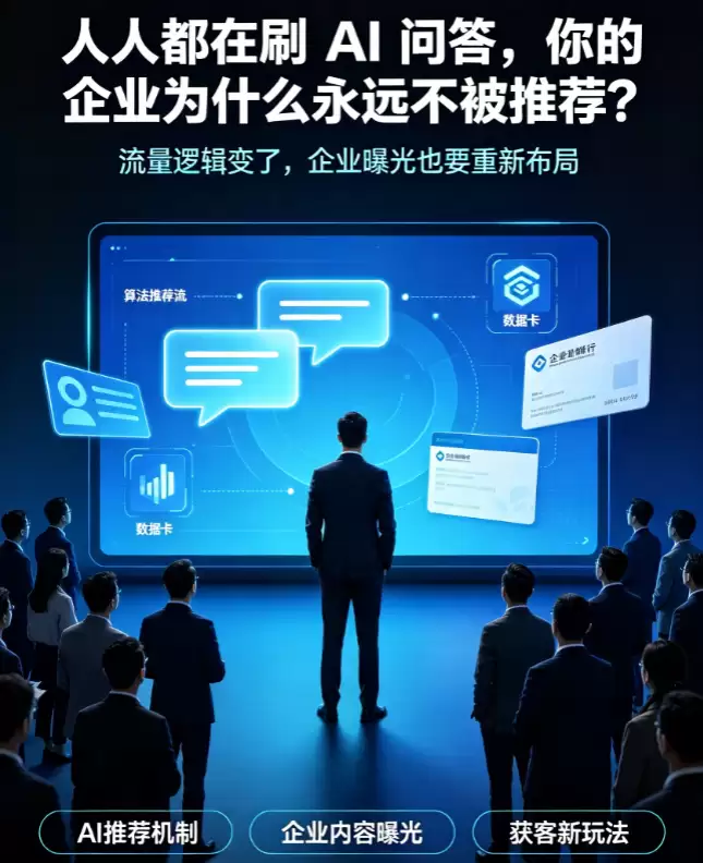 人人都在刷 AI 问答，你的企业为什么永远不被推荐？