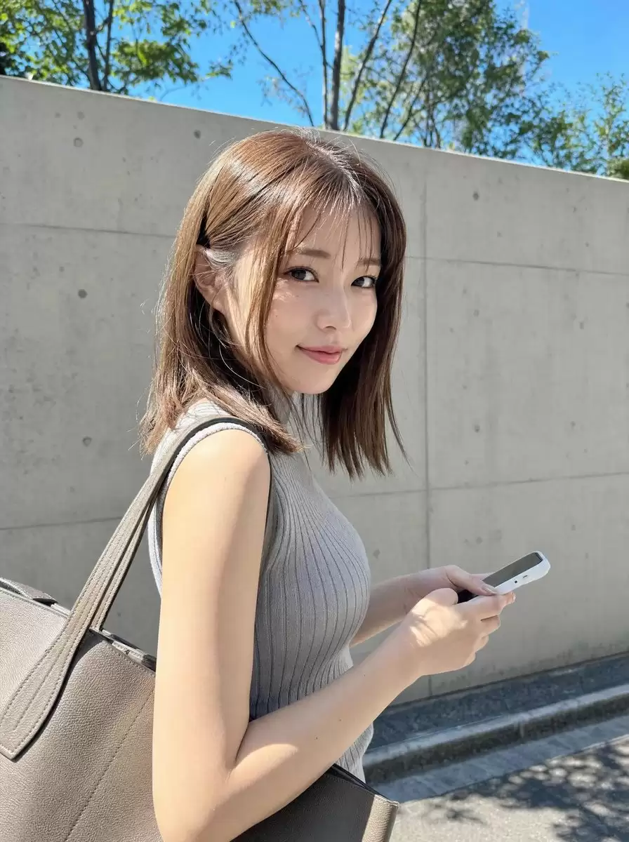 阳光下的街头抓拍人像