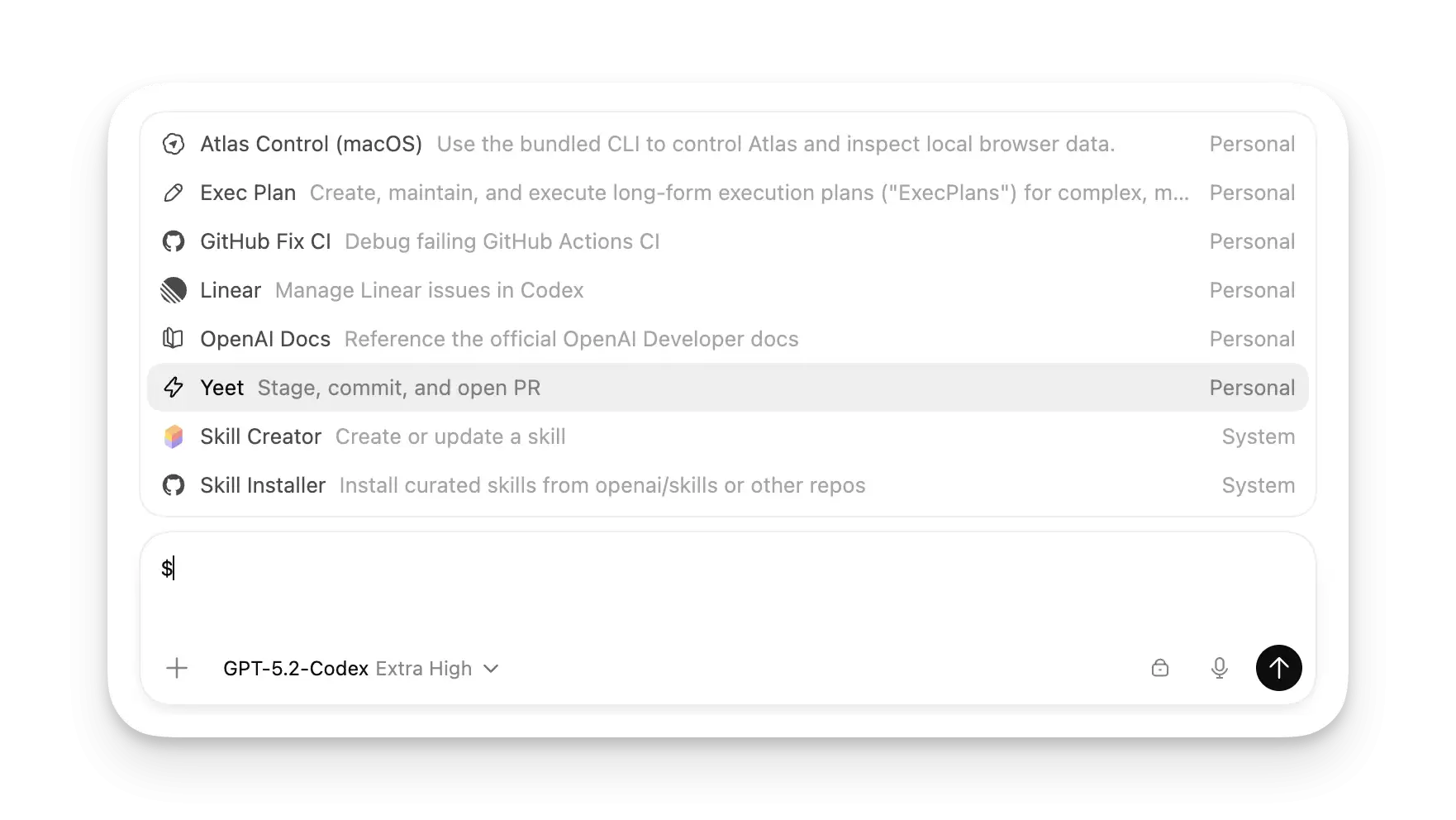 Codex CLI Skills