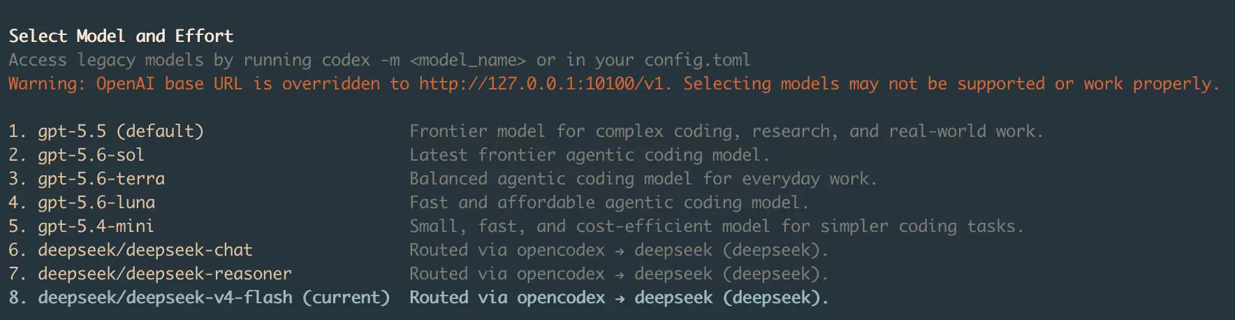 Codex 接入 DeepSeek-V4-Flash，丝滑的一批