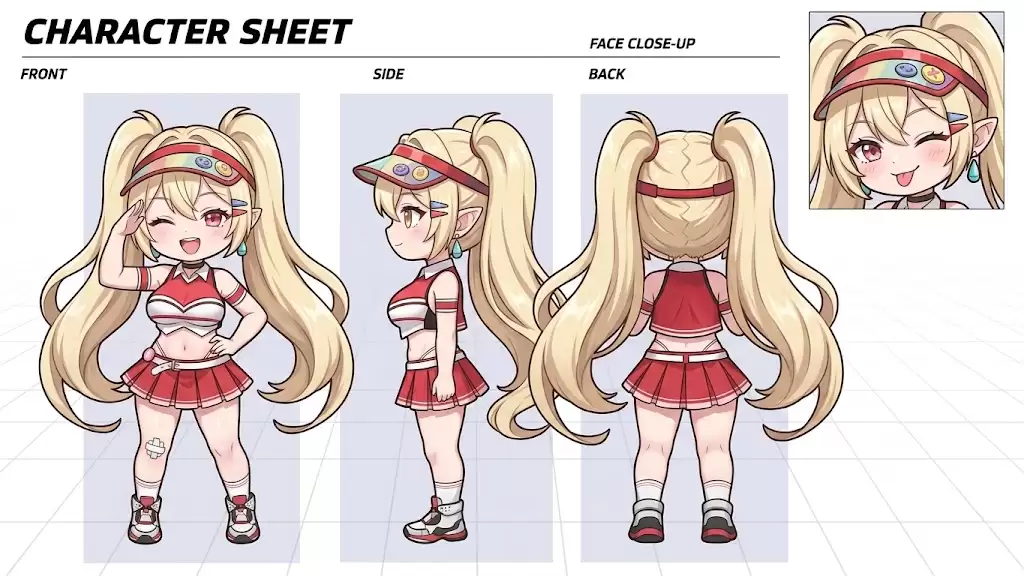 Dynamic Cheerleader Performance Shot