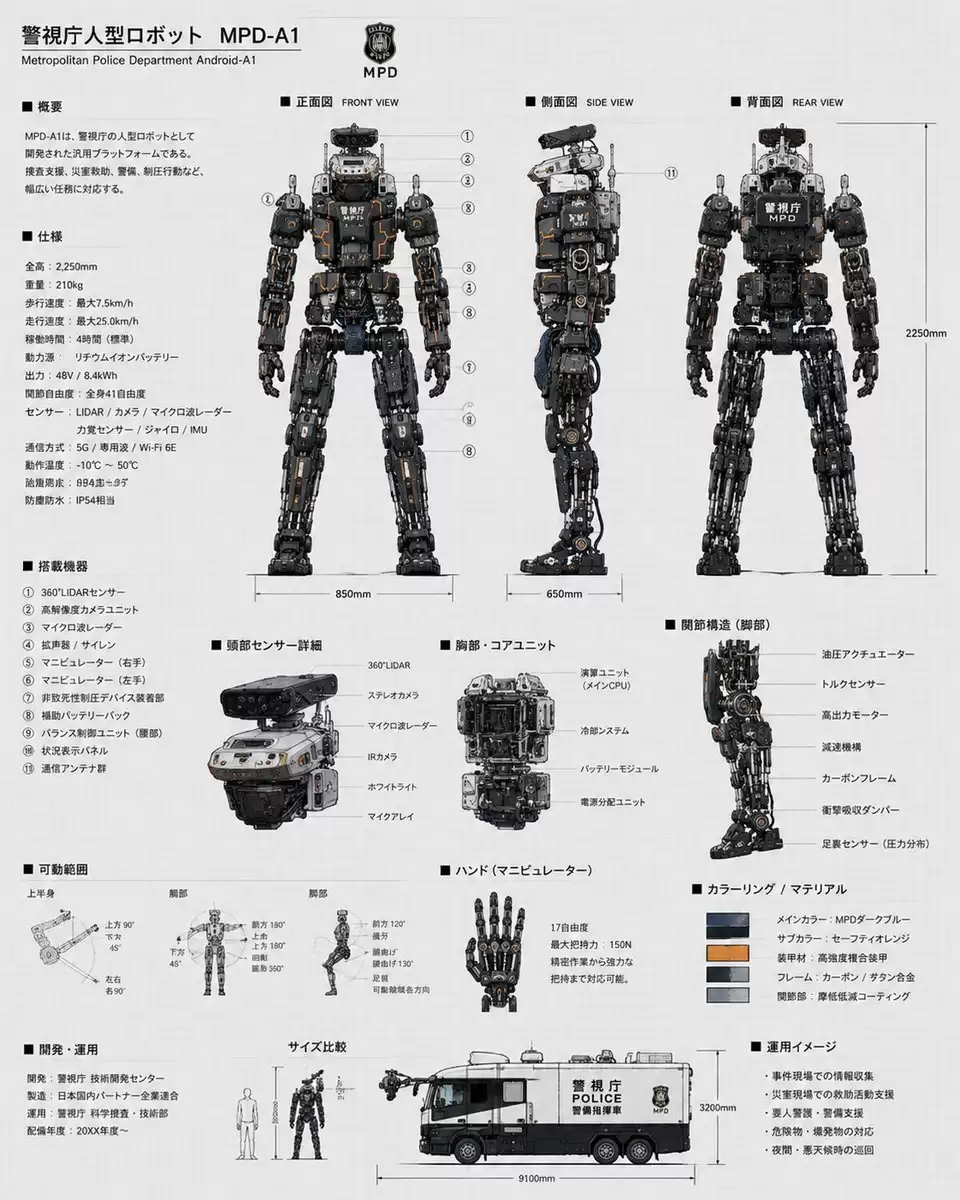 Police Robot Blueprint要注意什么-核心信息和使用场景