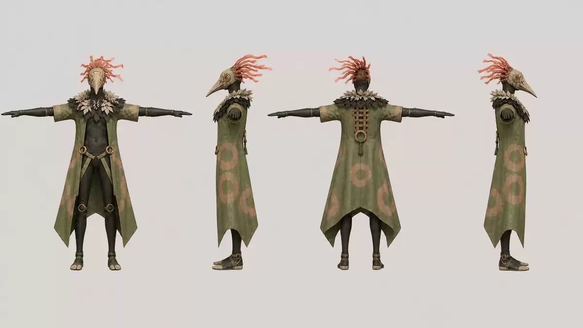 Bird Shaman Charac提示词怎么写-画面元素和风格参数