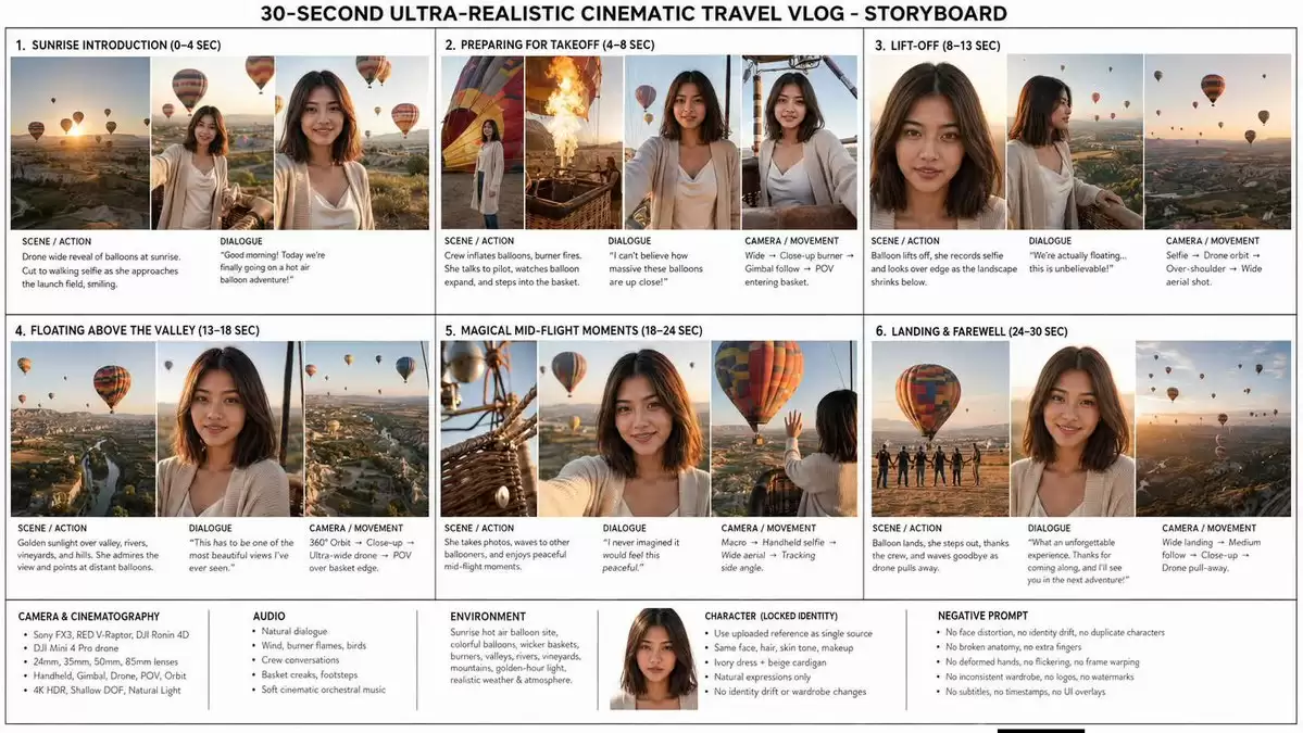 Hot Air Balloon Vl提示词怎么写-画面元素和风格