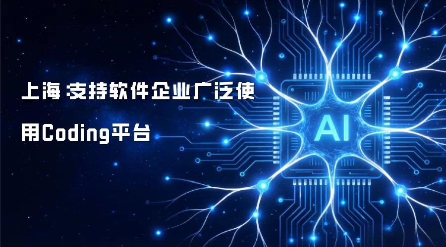 上海：支持软件企业广泛使用Coding平台