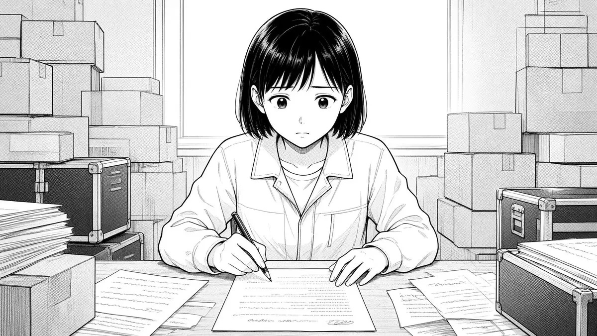 Manga Woman Writin提示词怎么写-画面元素和风格