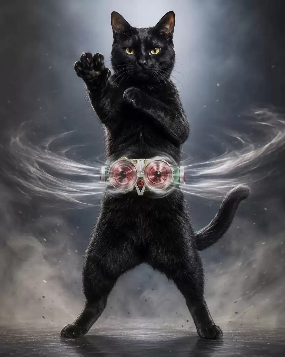 Black Cat Tr画面怎么描述-表情动作和贴纸风格