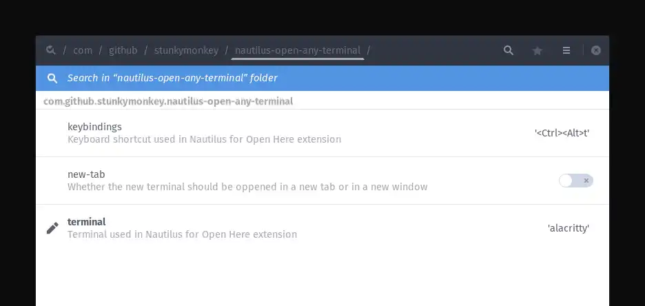 Stunkymonkey/nautilus-open-any-terminal 项目截图 1