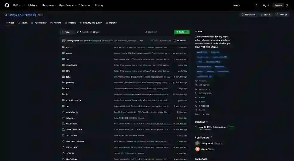 JimmySadek/repo-fit 项目截图 1