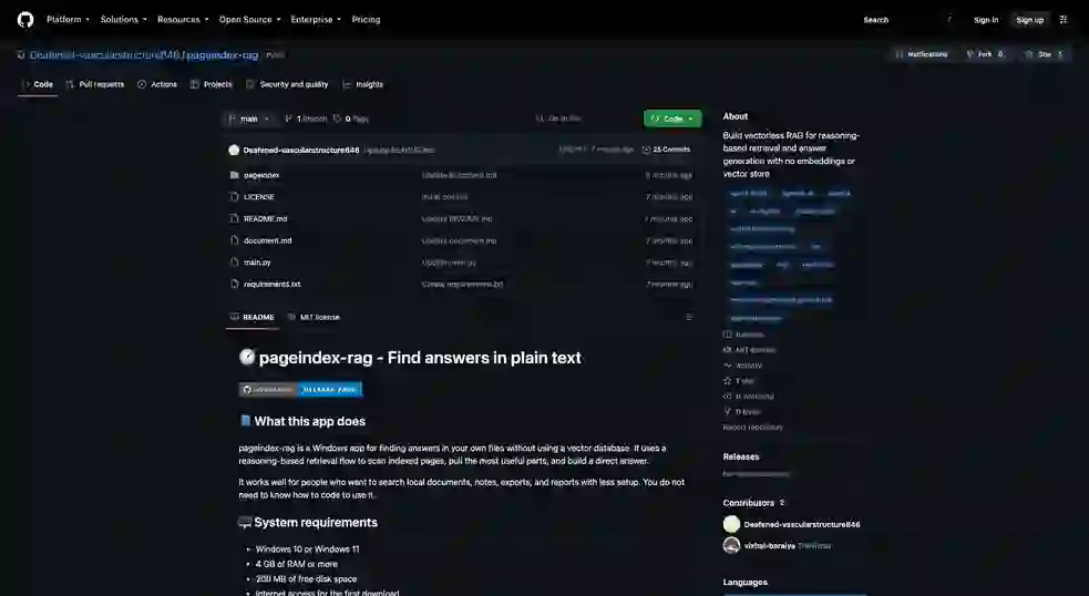 pageindex-rag：AI Agent 工具实践指南