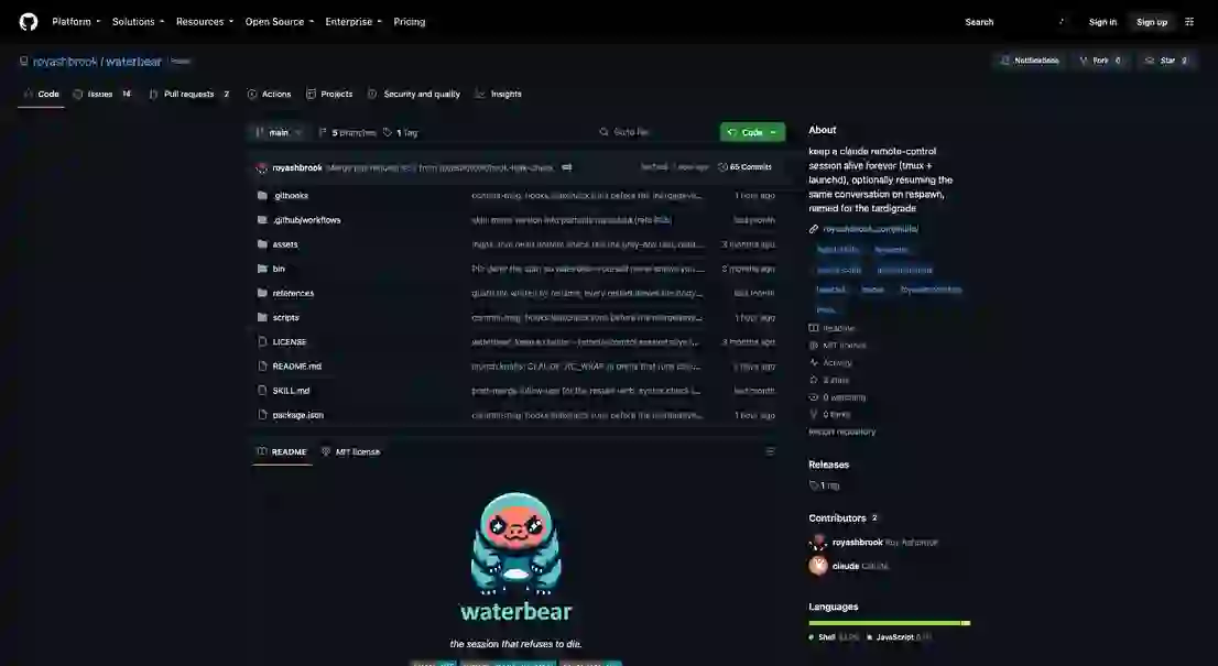 royashbrook/waterbear 项目截图 1