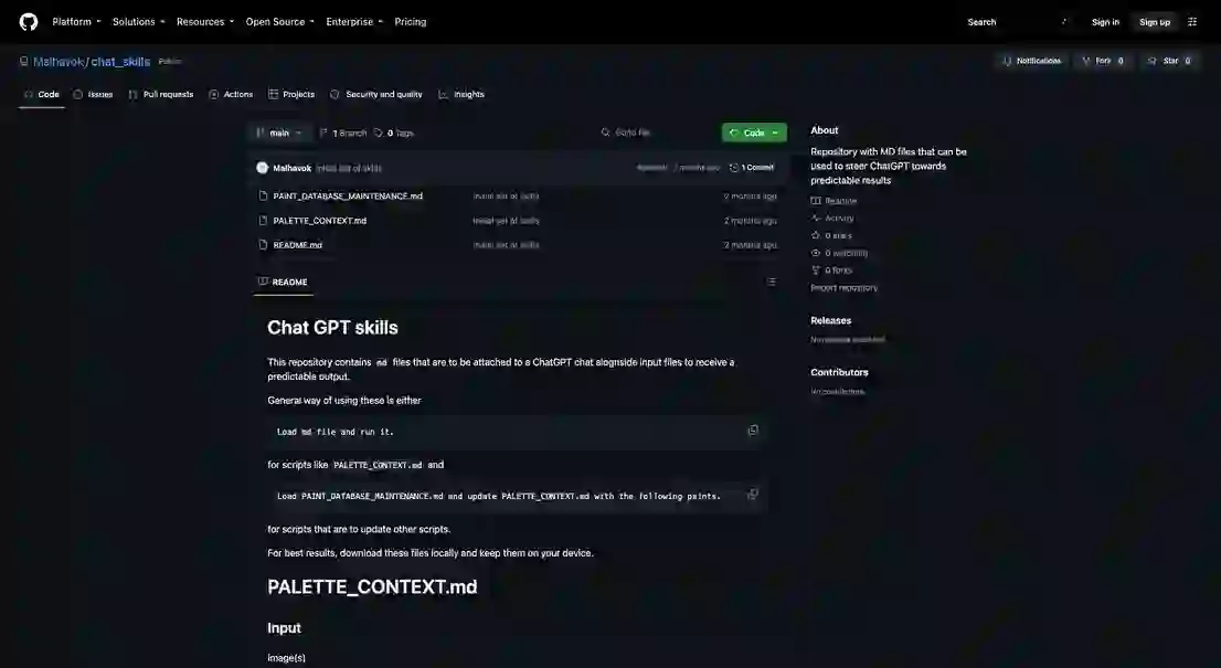 Malhavok/chat_skills 项目截图 1