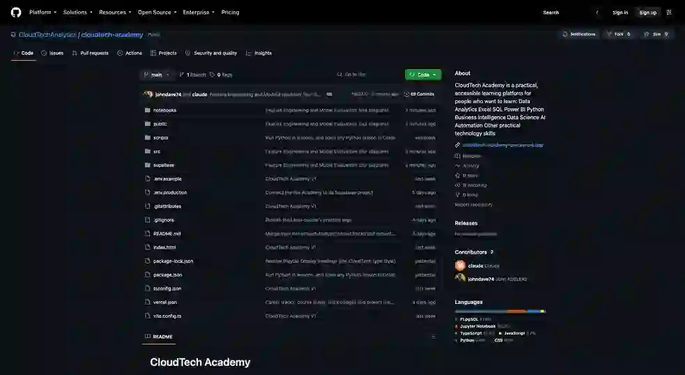 CloudTechAnalytics/cloudtech-academy 项目截图 1
