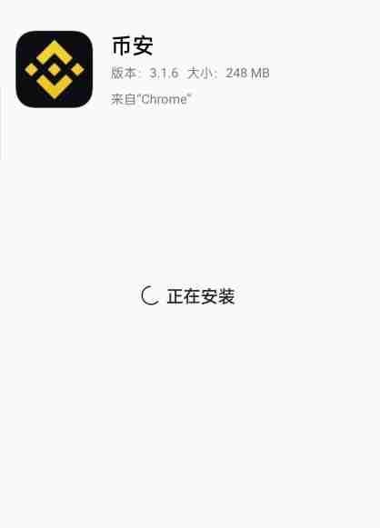 正在安装