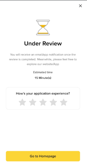 必安KYC Under Review审核中状态